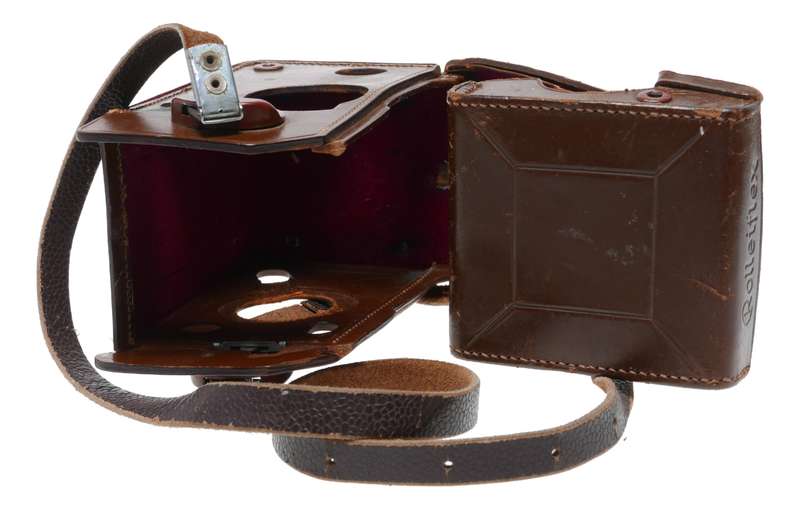 Rolleiflex Leather Case with Strap fits TLR Film Camera