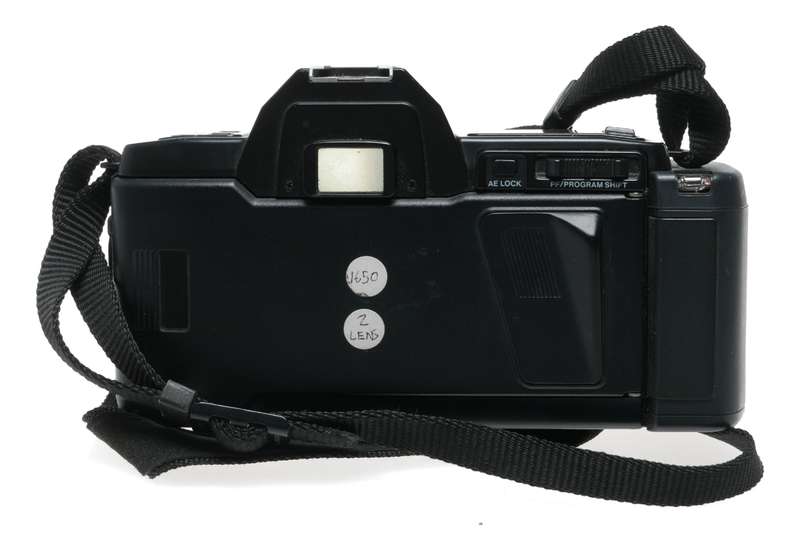 Olympus OM707 AF 1.8/50 SLR 35mm Film Camera Powerflash Grip