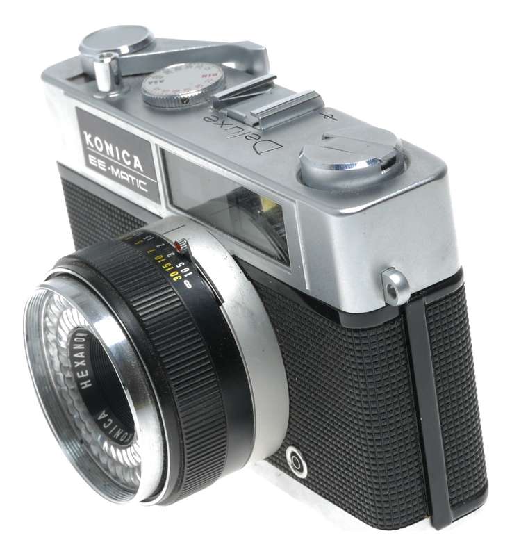 Konica EE Matic Deluxe 35mm Film Rangefinder Camera Hexanon 2.8/40