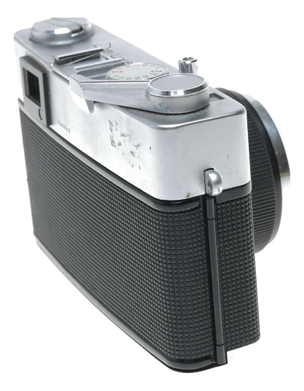 Konica EE Matic Deluxe 35mm Film Rangefinder Camera Hexanon 2.8/40