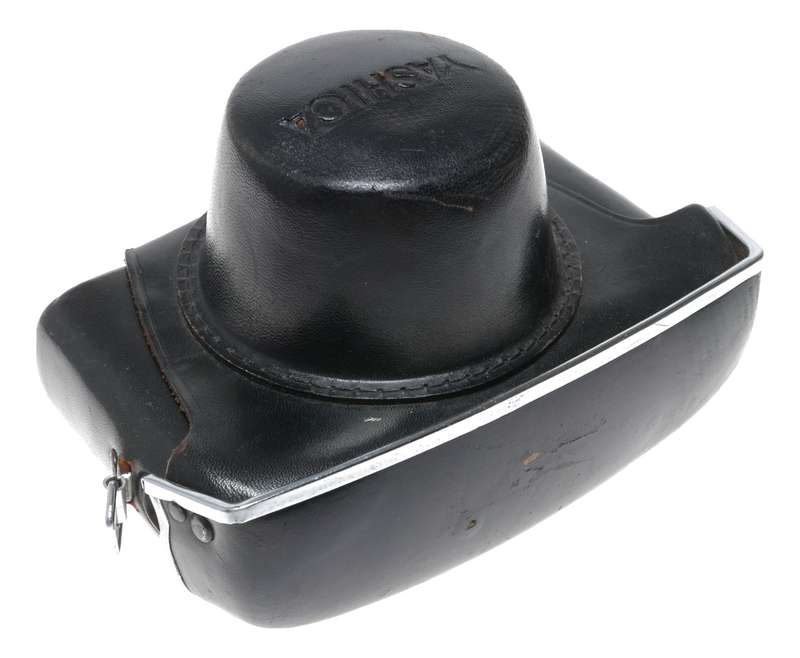 Yashica black 35mm vintage film camera antique leather ever ready case