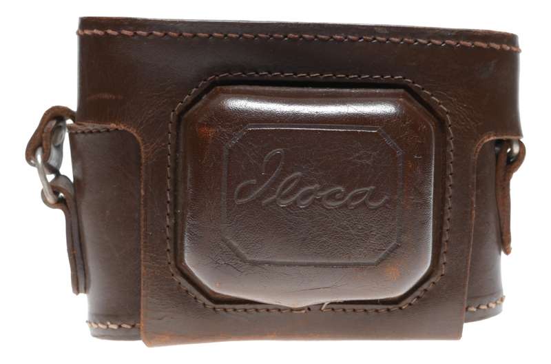 Iloca ever ready vintage film camera antique leather case and strap