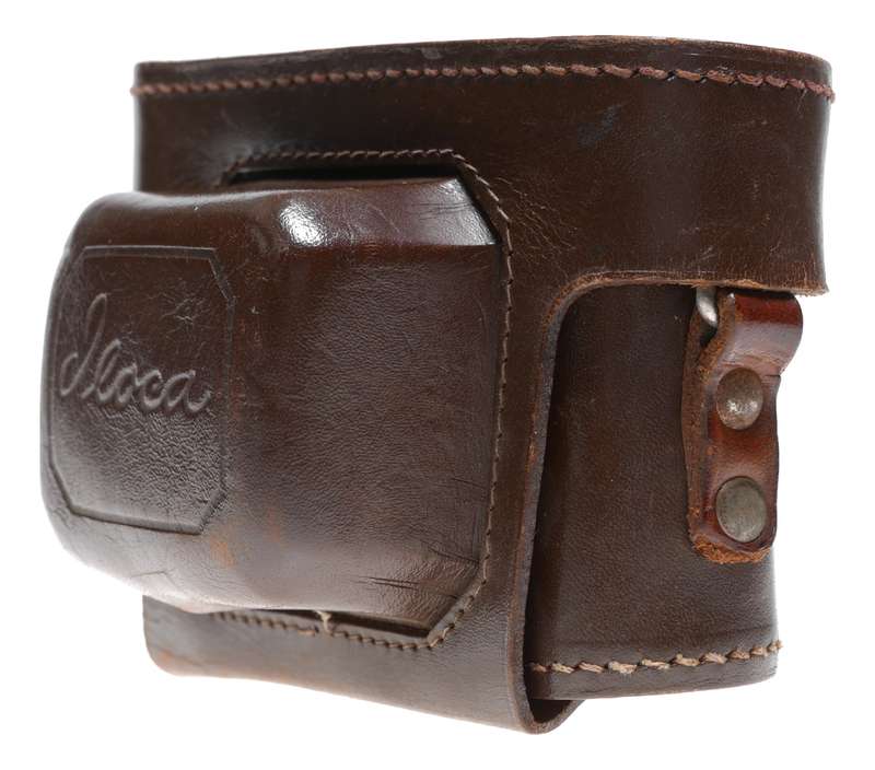 Iloca ever ready vintage film camera antique leather case and strap