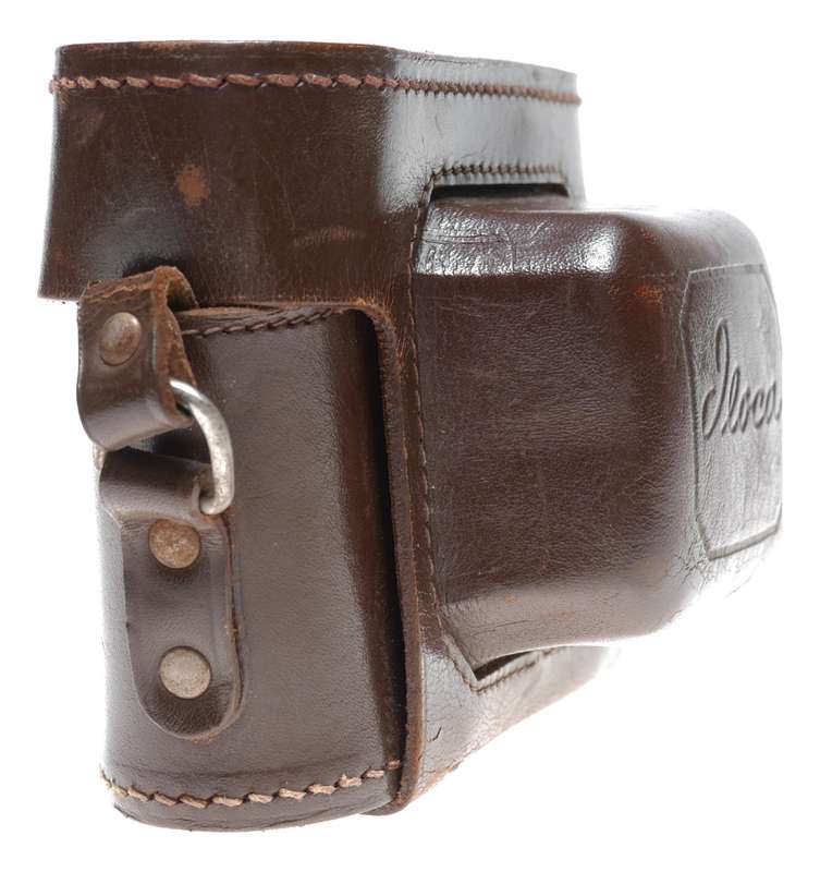 Iloca ever ready vintage film camera antique leather case and strap