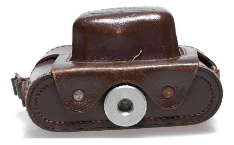 Iloca ever ready vintage film camera antique leather case and strap