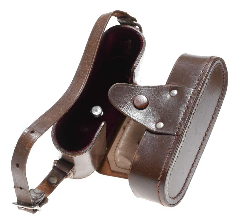 Iloca ever ready vintage film camera antique leather case and strap