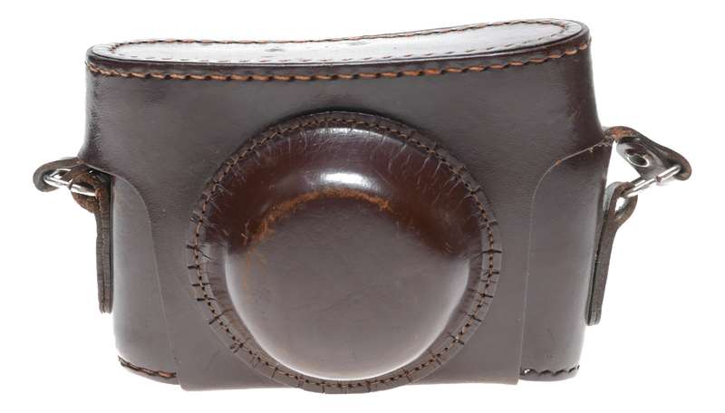 Brown ever ready vintage film camera antique leather case used