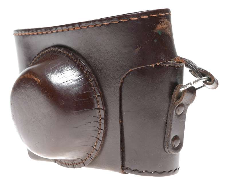 Brown ever ready vintage film camera antique leather case used