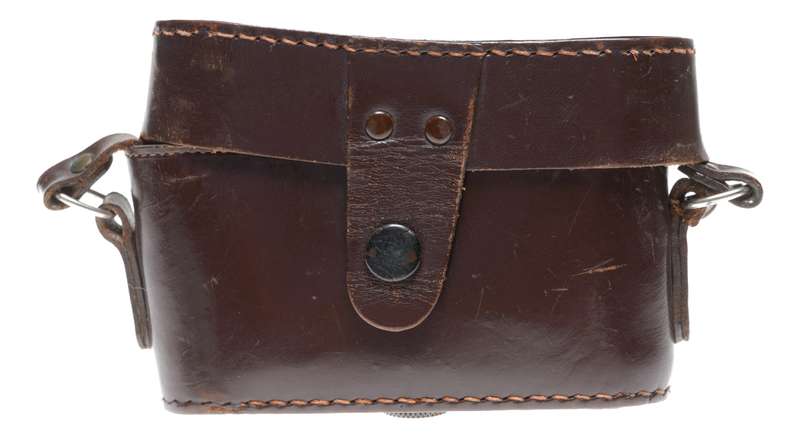 Brown ever ready vintage film camera antique leather case used