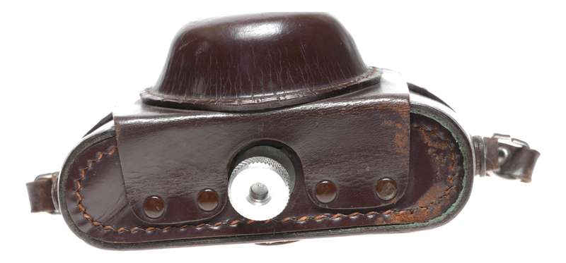 Brown ever ready vintage film camera antique leather case used