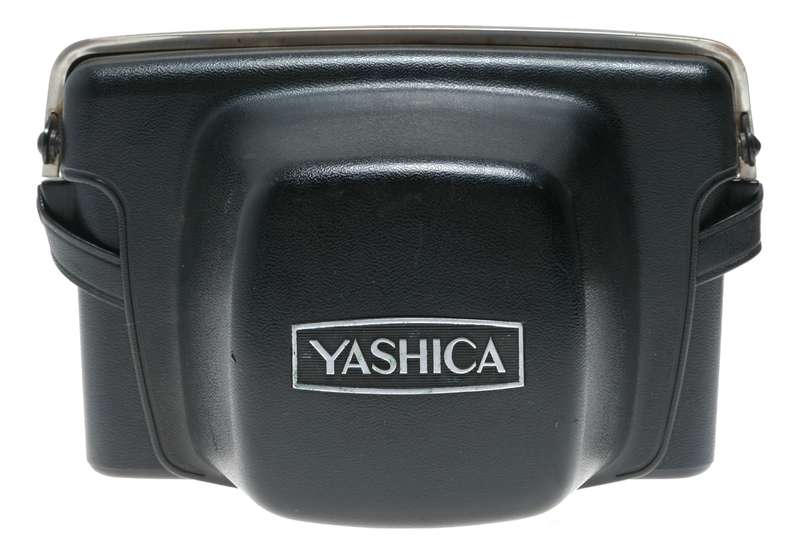 Yashica black ever-ready vintage film camera antique hard case