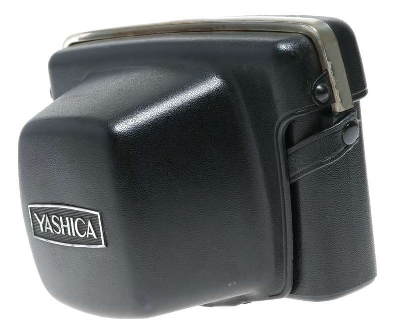 Yashica black ever-ready vintage film camera antique hard case