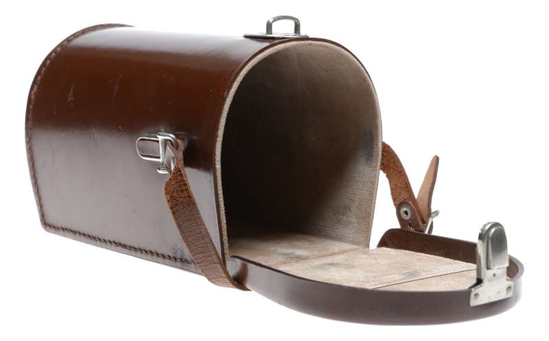 Voigtlander vintage film camera antique leather case to fit tall lens
