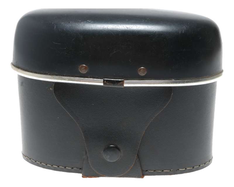 Black EXA vintage film camera antique leather hard case
