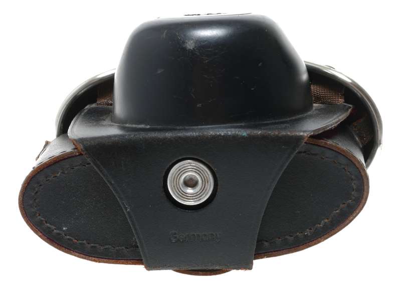 Black EXA vintage film camera antique leather hard case