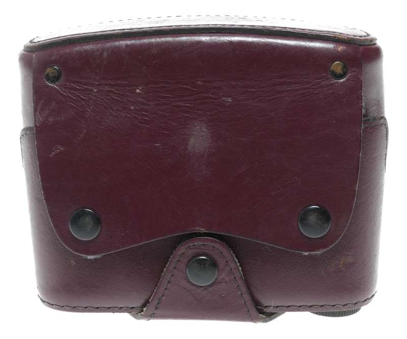Leica SLR burgundy vintage film camera antique ever ready leather case