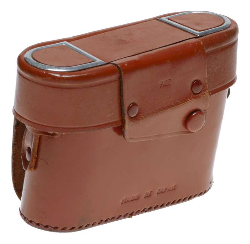 Samoca tan vintage film camera antique leather case only