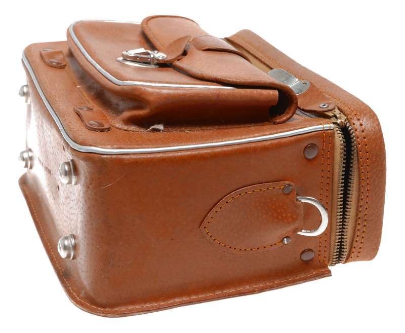 Classic universal vintage film camera antique leather shoulder case