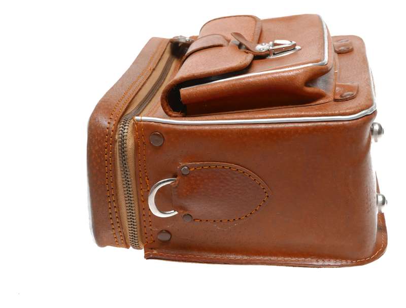 Classic universal vintage film camera antique leather shoulder case