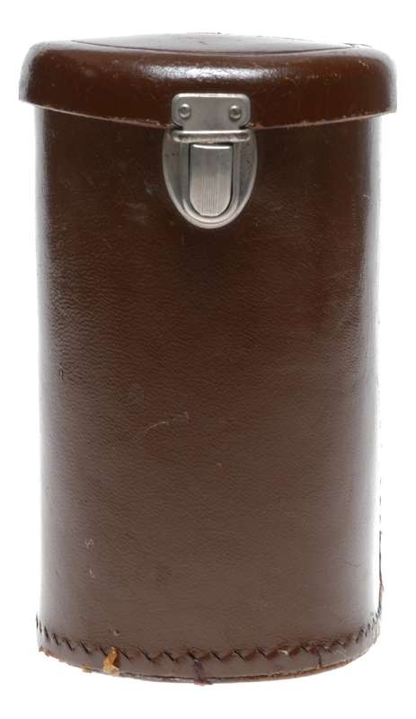 Long Voigtlander vintage film camera antique leather case to fit lens