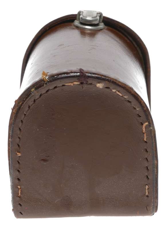 Long Voigtlander vintage film camera antique leather case to fit lens