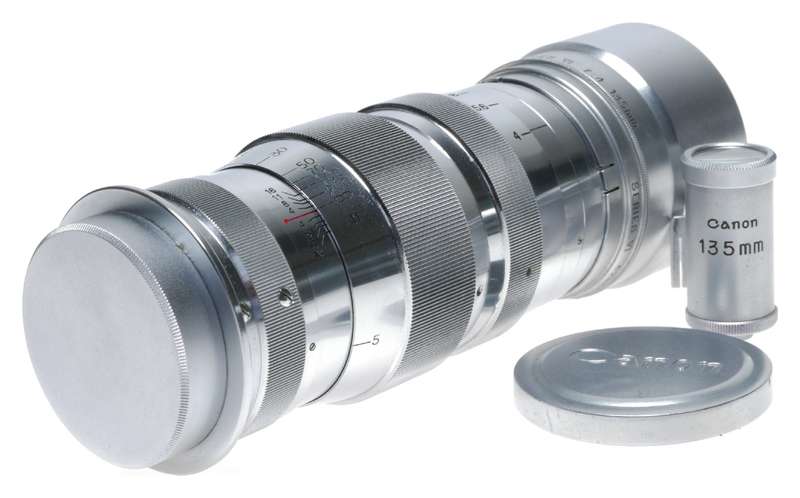 Leica M39 Canon Serenar f:4 135mm Camera Telephoto Lens Finder