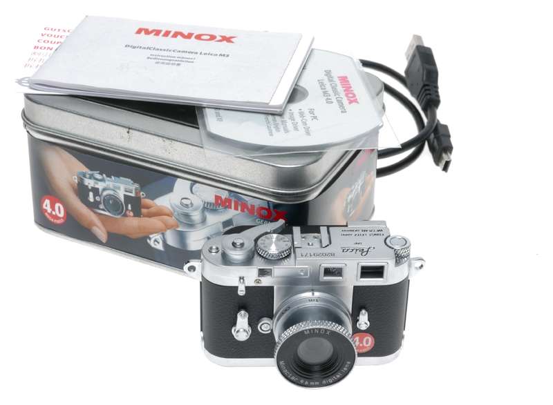 Minox Digital Classic Camera Leica M3 4.0 Miniature Replica