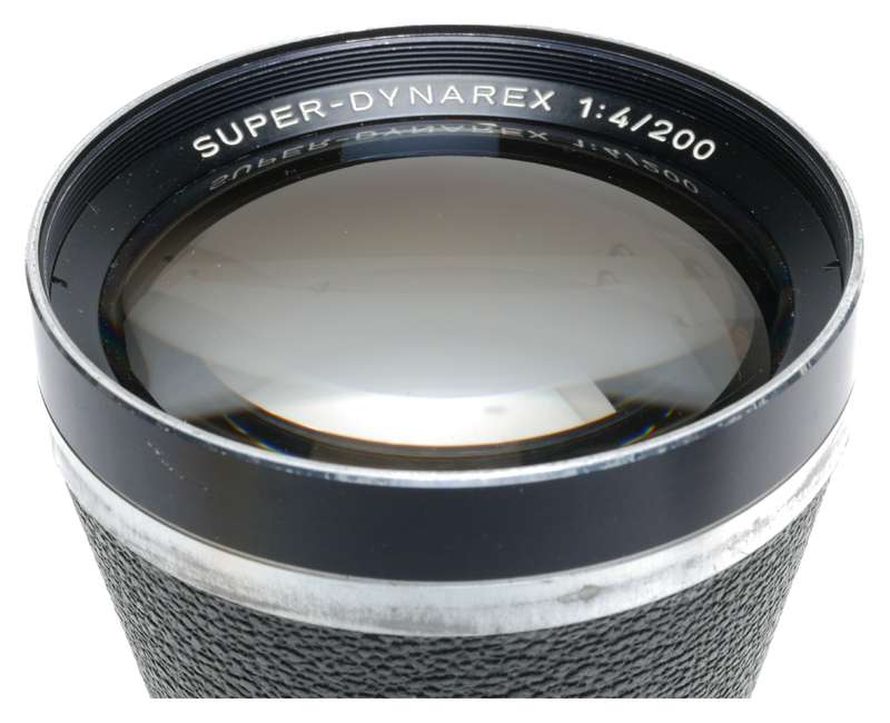 Voigtlander Super-Dynarex 1:4/200 Tele Lens 317/77 Filter 310/77 Hood