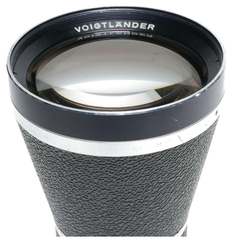 Voigtlander Super-Dynarex 1:4/200 Tele Lens 317/77 Filter 310/77 Hood