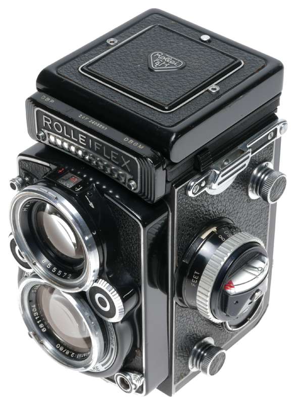 Rolleiflex 2.8F Model K7F TLR Film Camera Xenotar 1:2.8/80 nr.2405039
