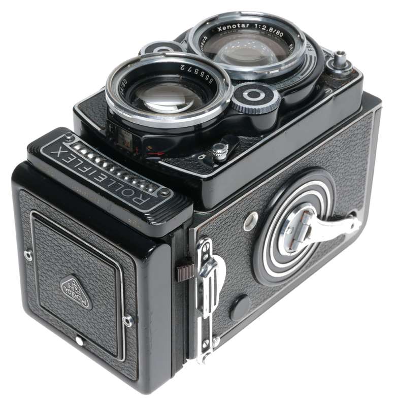 Rolleiflex 2.8F Model K7F TLR Film Camera Xenotar 1:2.8/80 nr.2405039
