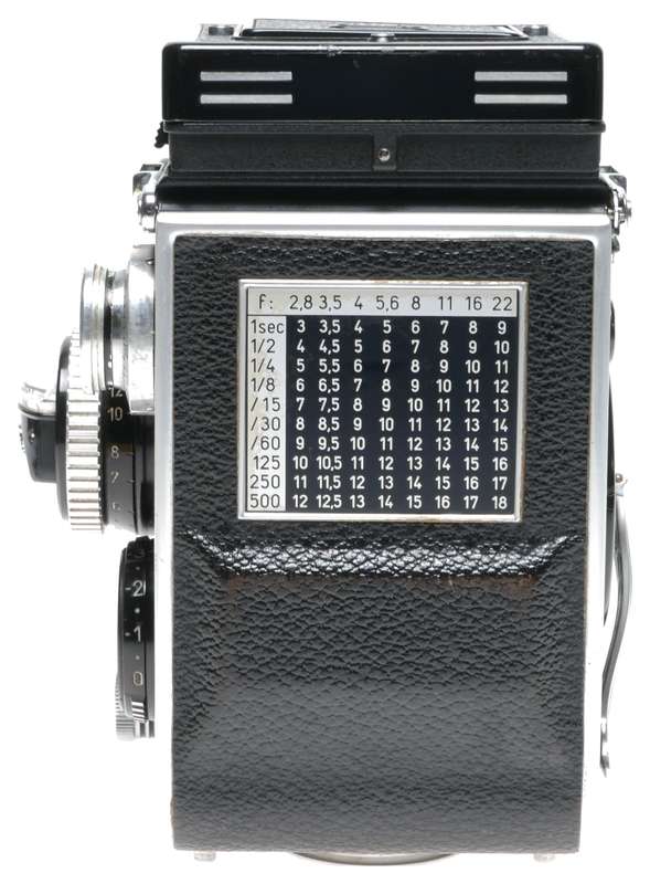 Rolleiflex 2.8F Nr.2405010 Model K7F TLR Camera Leather Case Manual