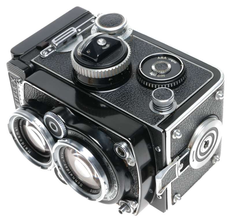 Rolleiflex 2.8F Nr.2405010 Model K7F TLR Camera Leather Case Manual