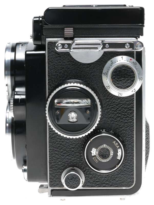 Rolleiflex 2.8F Nr.2405010 Model K7F TLR Camera Leather Case Manual