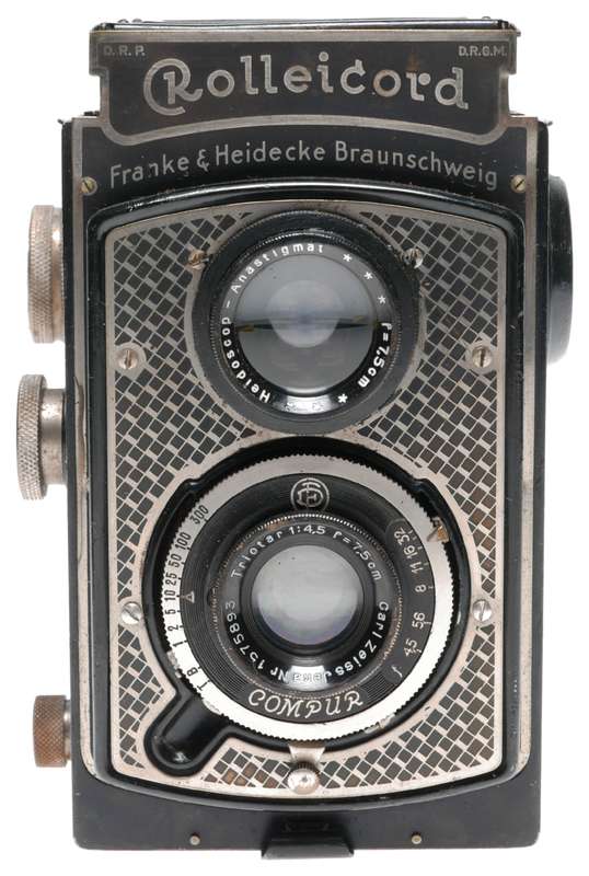 Rolleicord I Type 1 6x6 Art Deco Nickel Plated Highly Collectible