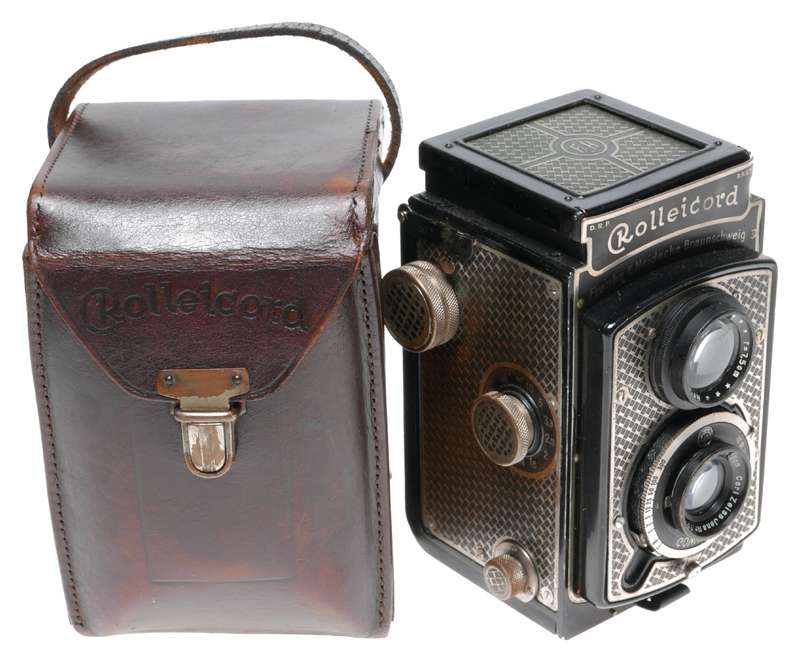 Rolleicord I Type 1 6x6 Art Deco Nickel Plated Highly Collectible