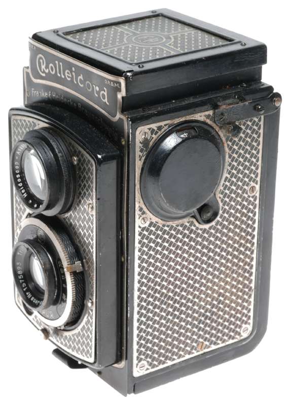 Rolleicord I Type 1 6x6 Art Deco Nickel Plated Highly Collectible