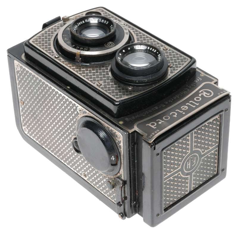 Rolleicord I Type 1 6x6 Art Deco Nickel Plated Highly Collectible