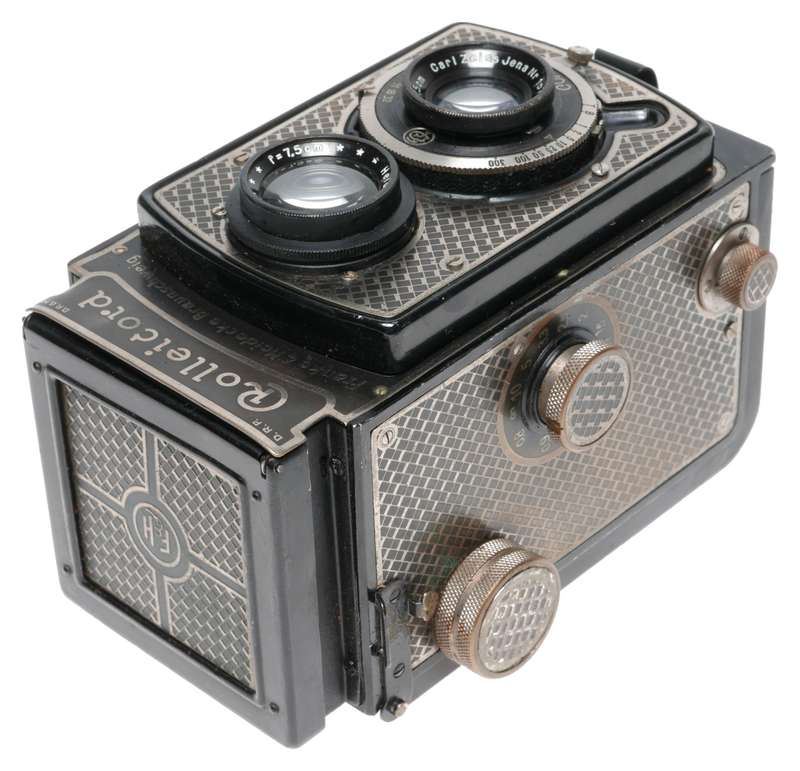 Rolleicord I Type 1 6x6 Art Deco Nickel Plated Highly Collectible