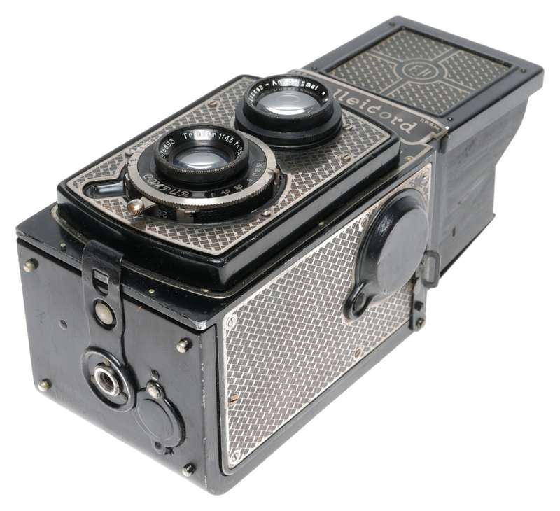 Rolleicord I Type 1 6x6 Art Deco Nickel Plated Highly Collectible