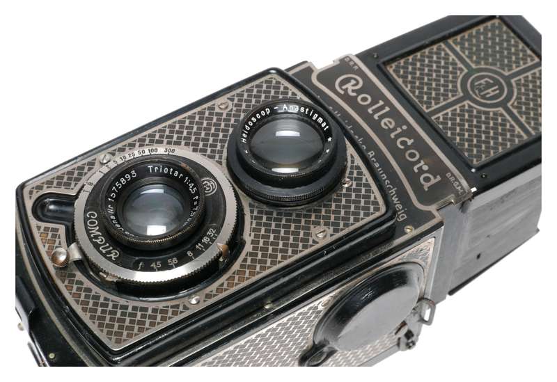 Rolleicord I Type 1 6x6 Art Deco Nickel Plated Highly Collectible