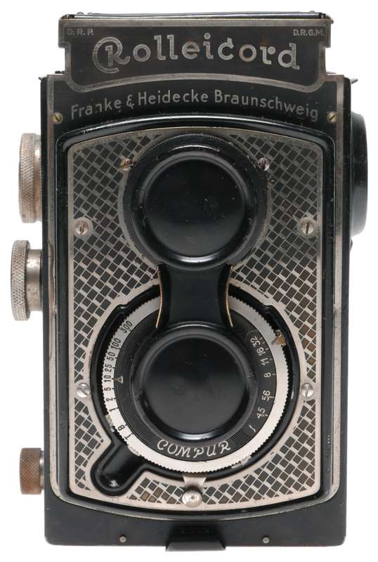 Rolleicord I Type 1 6x6 Art Deco Nickel Plated Highly Collectible