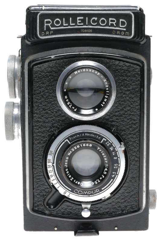 Rolleicord Ia 6x6 Type 3 Camera 7.5cm f/4.5 Zeiss Triotar Lens