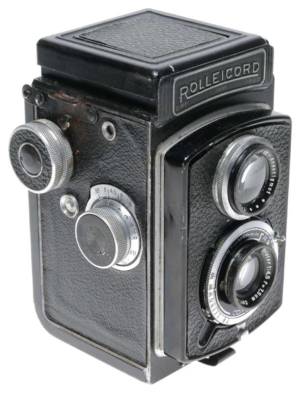 Rolleicord Ia 6x6 Type 3 Camera 7.5cm f/4.5 Zeiss Triotar Lens