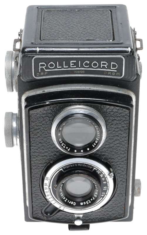Rolleicord Ia 6x6 Type 3 Camera 7.5cm f/4.5 Zeiss Triotar Lens