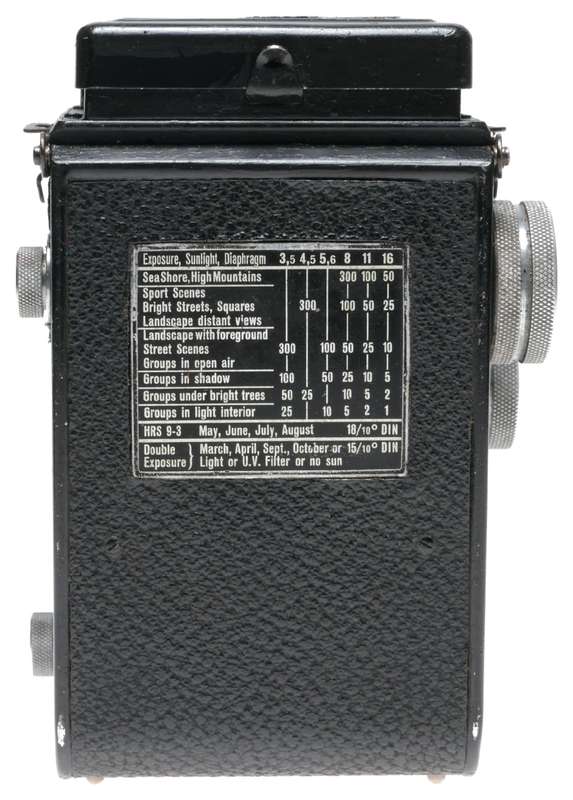 Rolleicord Ia 6x6 Type 3 Camera 7.5cm f/4.5 Zeiss Triotar Lens