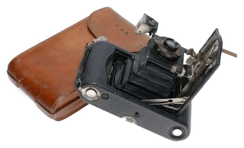 Kodak No:3 Autographic Model H Vintage Folding Film Camera