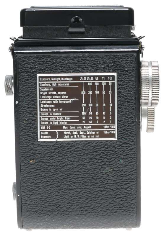 Rolleicord IIb Model K3 Zeiss Triotar 3.5 Lens Serial No.840443