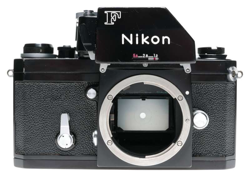 Nikon F Black SLR FTn Photomic Prism Viewfinder Camera Nikkor 1:2 85mm