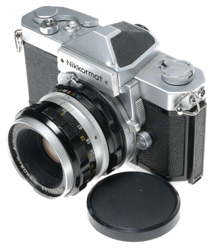 Nikkormat FT SLR 35mm Film Camera Nikkor-H Auto 1:2 f=50mm Lens